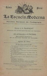 La escuela moderna – Escuela Normal de Varones.